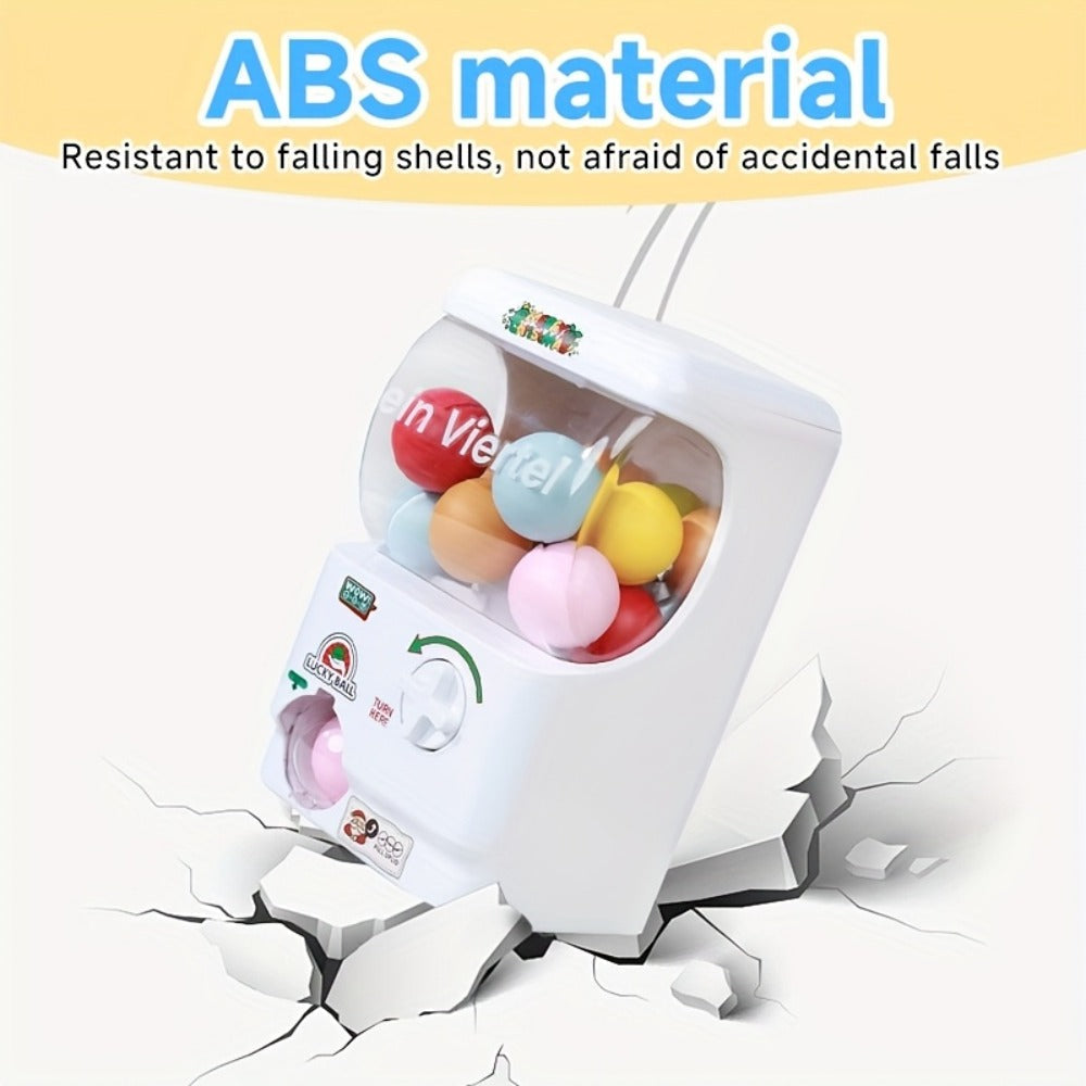 Gachapon Machine for Home, Mini Capsule Toy Vending Machine Novelty Gift for Kids Adults Couples Anniversary Birthday Party Christmas