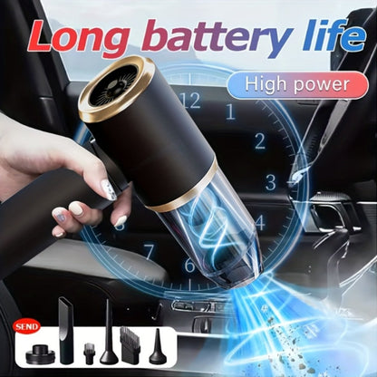 2-in-1 Handheld Vacuum Blower USB Rechargeable Cordless Mini Vacuum Cleaner Blow Suction Mode for Entryways, Bedrooms and Living Spaces