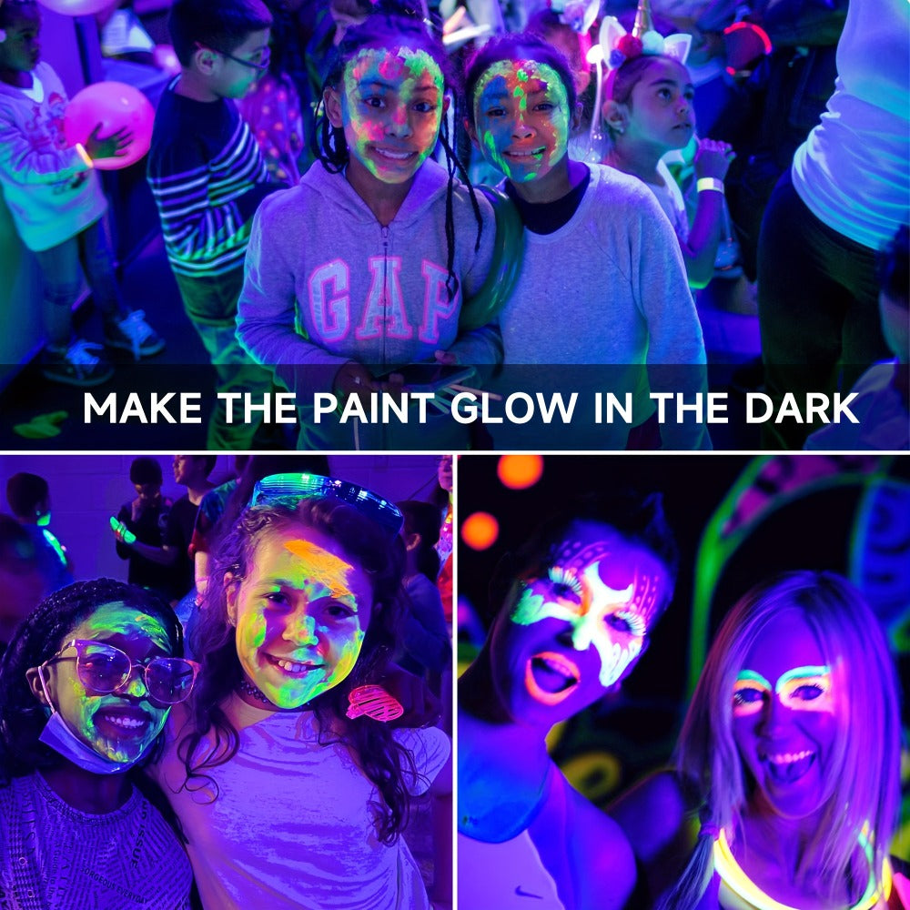 UV Black Light Bulbs 12W LED UVA 385-400nm - Glow in the Dark Party Blacklight Bulb for Halloween