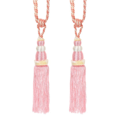 Curtain Tiebacks with Ball Tassels 4-Pack Silk Rope Curtain Ties Decorative Holdbacks for Window Dressing Home Decor