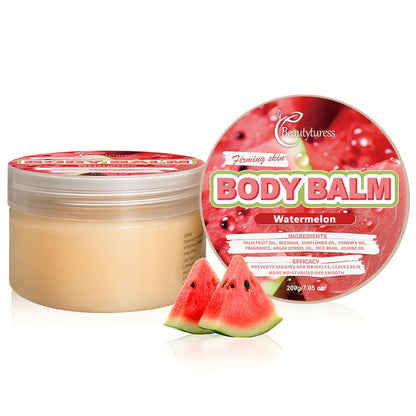 Body Butter Cream 200g Shea Butter Vitamin C Glycerin – Deep Moisturizing Body Glaze for Dry Skin Long-Lasting Hydration Hypoallergenic