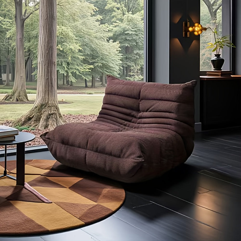 Floor Sofa with Modular Design and Tufted Back for Living Room detail image - detail view 11