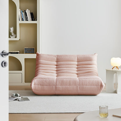 Floor Sofa with Modular Design and Tufted Back for Living Room detail image - detail view 17