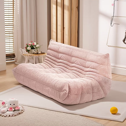Floor Sofa with Modular Design and Tufted Back for Living Room detail image - detail view 24