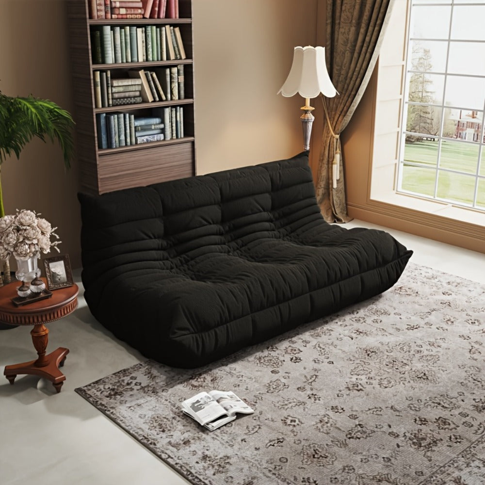 Floor Sofa with Modular Design and Tufted Back for Living Room detail image - detail view 26