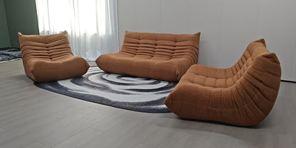 Floor Sofa with Modular Design and Tufted Back for Living Room detail image - detail view 28