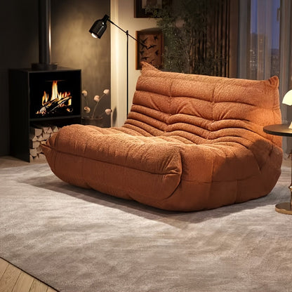 Floor Sofa shown in the Orange three-seater sofa option