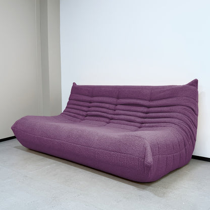 Floor Sofa shown in the Purple three-seater sofa option