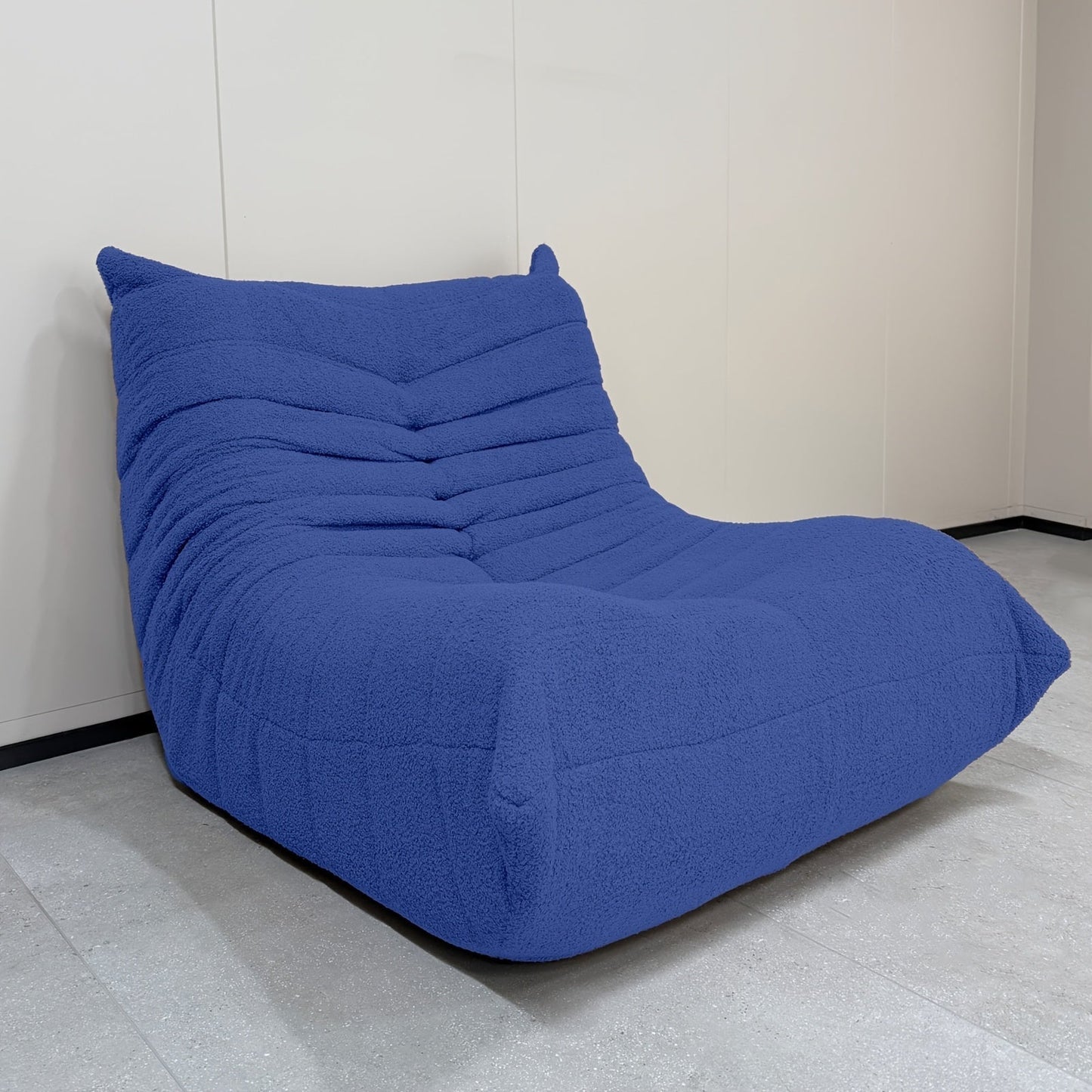 Floor Sofa shown in the Sky blue single option