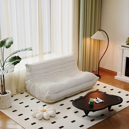 Floor Sofa shown in the White two-seater sofa option