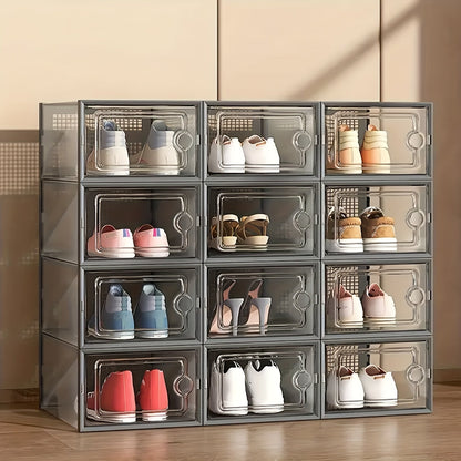 Shoe Box shown in the Gray, 12pcs option