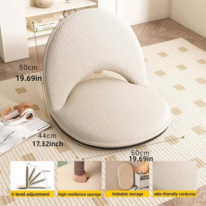 Foldable Floor Chair for Comfortable Everyday Seating in Living Room detail image - detail view 3