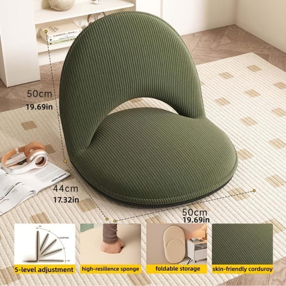 Foldable Floor Chair for Comfortable Everyday Seating in Living Room detail image - detail view 5