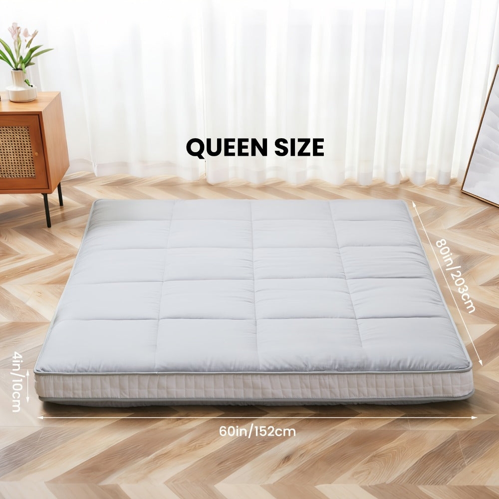 Foldable Floor Mattress with Memory Foam, Portable Guest Bed detail image - detail view 7