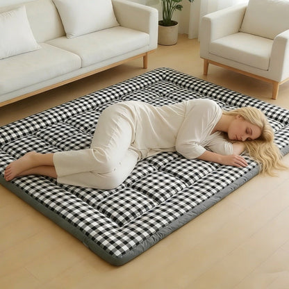 Foldable Floor Mattress with Washable Cover, Japanese Futon Mat for Bedroom detail image - detail view 13