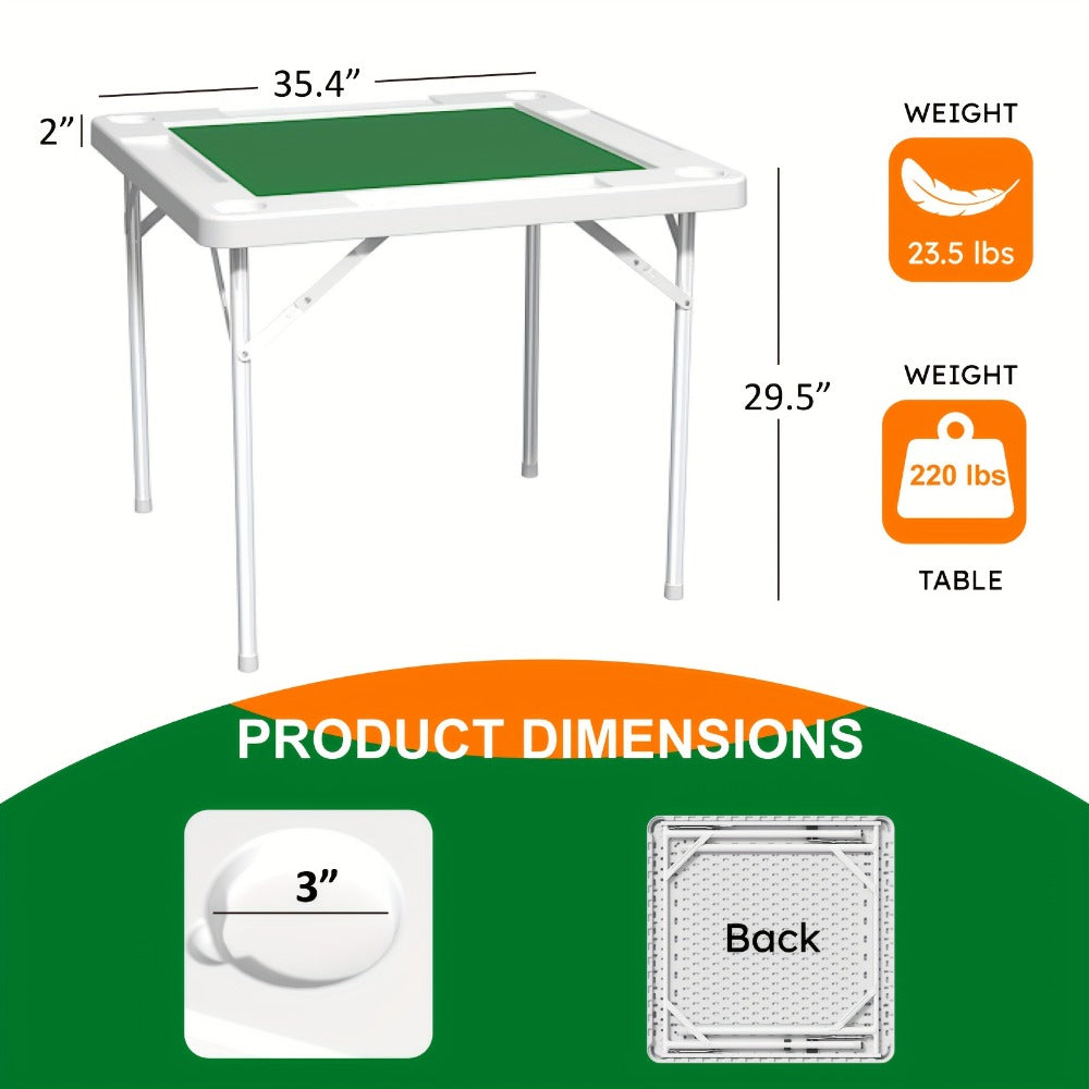 Foldable Game Tables And Card Tables with Tool-Free Assembly for Living Room detail image