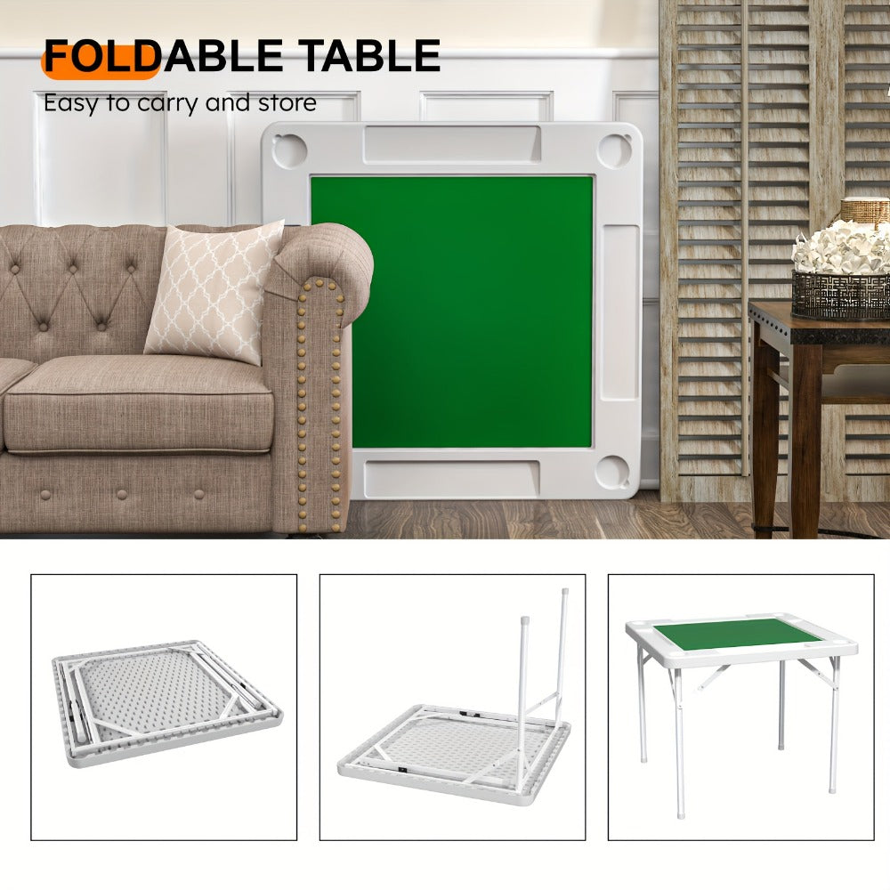 Foldable Game Tables And Card Tables with Tool-Free Assembly for Living Room detail image - detail view 6