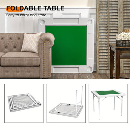 Foldable Game Tables And Card Tables with Tool-Free Assembly for Living Room detail image - detail view 6