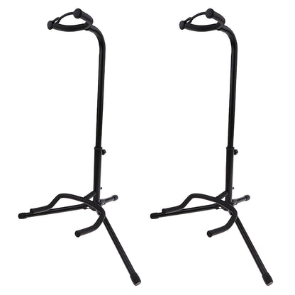Foldable Guitar Stand for Acoustic Electric Guitar shown in the 2 Packs option