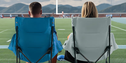 Foldable Heavy-Duty Camping Chair with Cup Holder and Storage Pocket for Patio detail image - detail view 13