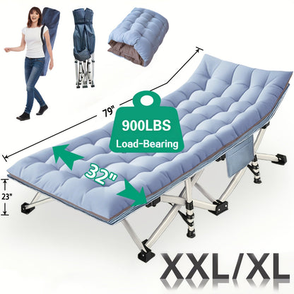 Camping Cot shown in the XXL cot 900 Lbs option