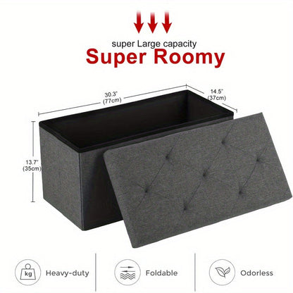 Ottoman shown in the 30in-Grey option