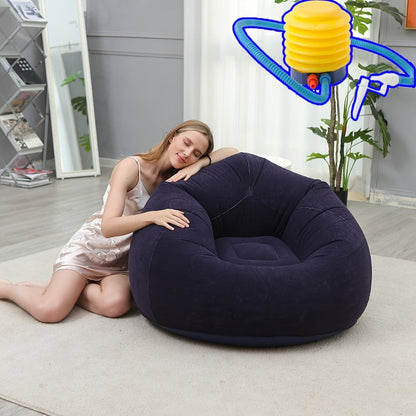 Inflatable Chair, Inflatable Sofa Beanbag Chair Portable Folding Inflatable Recliner Couch shown in the main product view