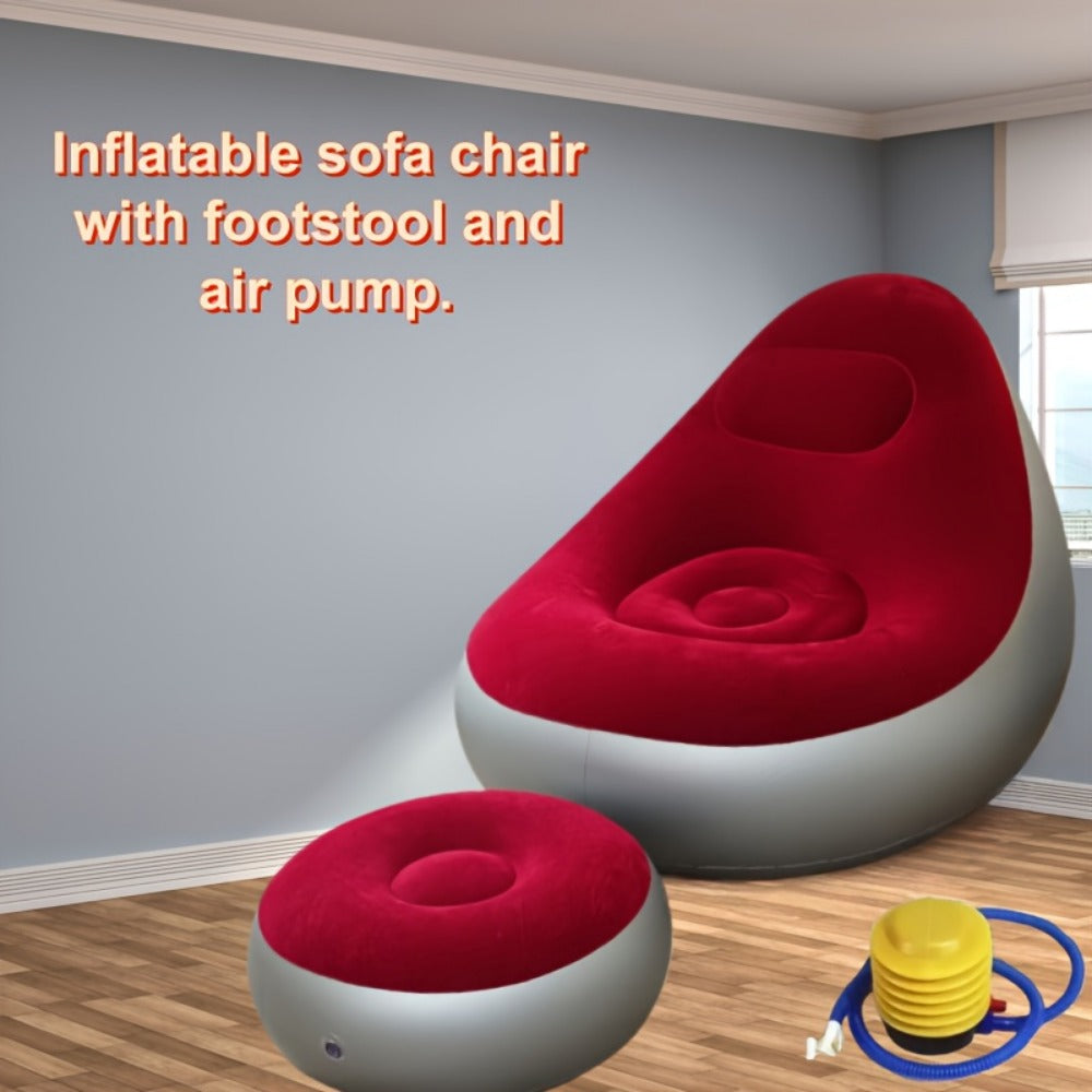 Foldable Inflatable Furniture with Multiple Color Options for Bedroom detail image - detail view 5