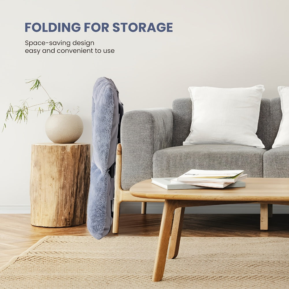 Foldable Leisure Chair with Padded Seat for Comfortable Everyday Seating in Bedroom detail image - detail view 13