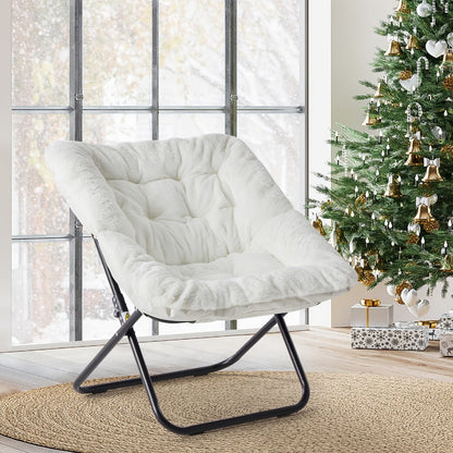 Foldable Leisure Chair with Padded Seat for Comfortable Everyday Seating in Bedroom detail image - detail view 9