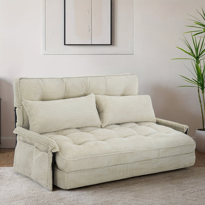 Sofa Bed shown in the Beige Color option