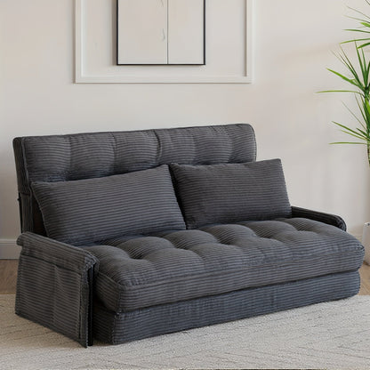 Sofa Bed shown in the Deep Gray option