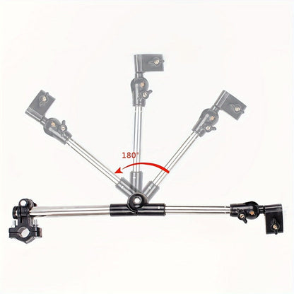 Foldable Metal Umbrella Stand with Tool-Free Assembly for Patio detail image - detail view 7
