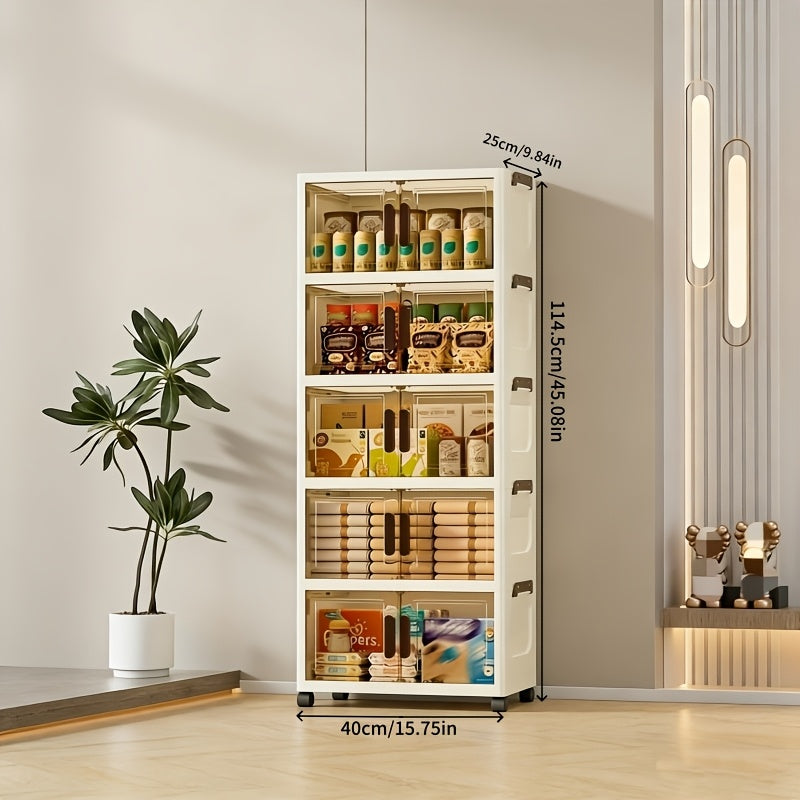 Storage Cabinet shown in the 5 Layers option