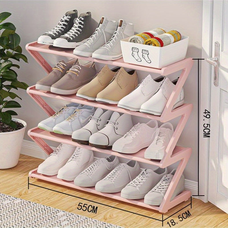 Shoe Rack shown in the Large Size Pink option