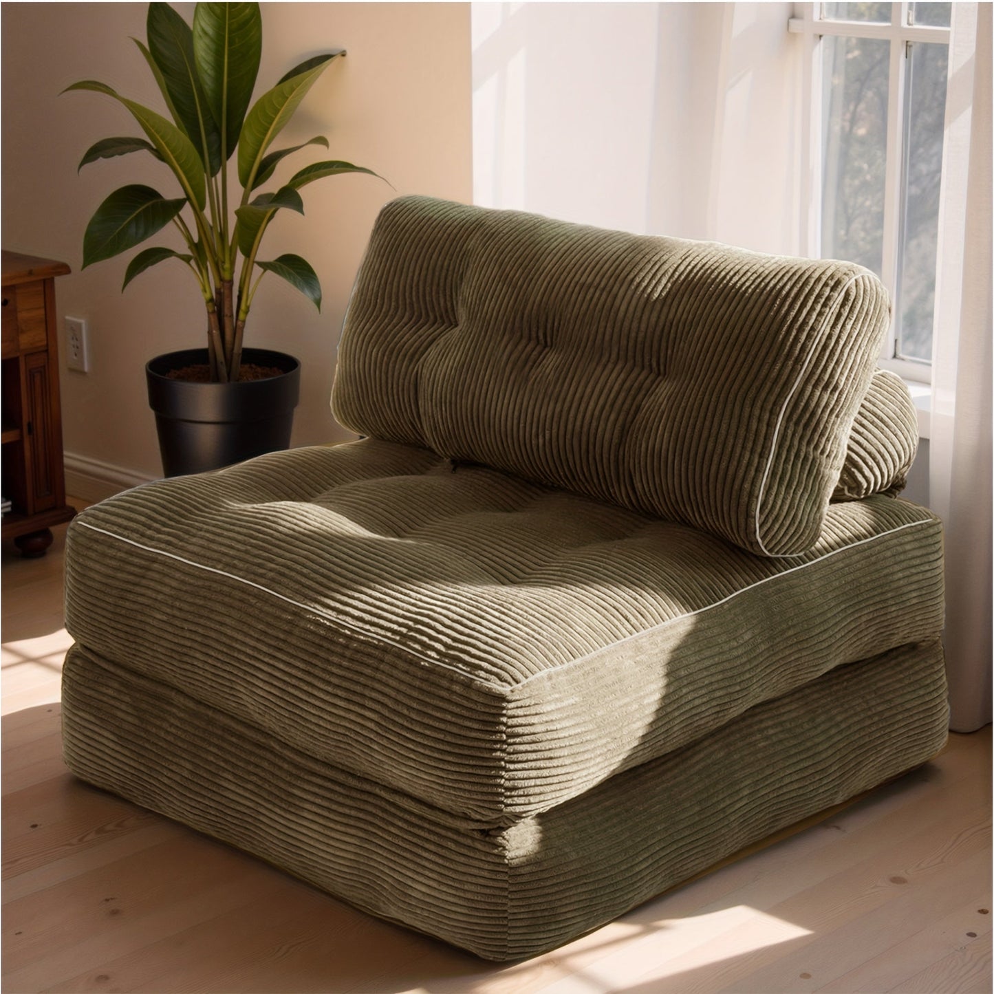 Sofa Bed shown in the Brown option