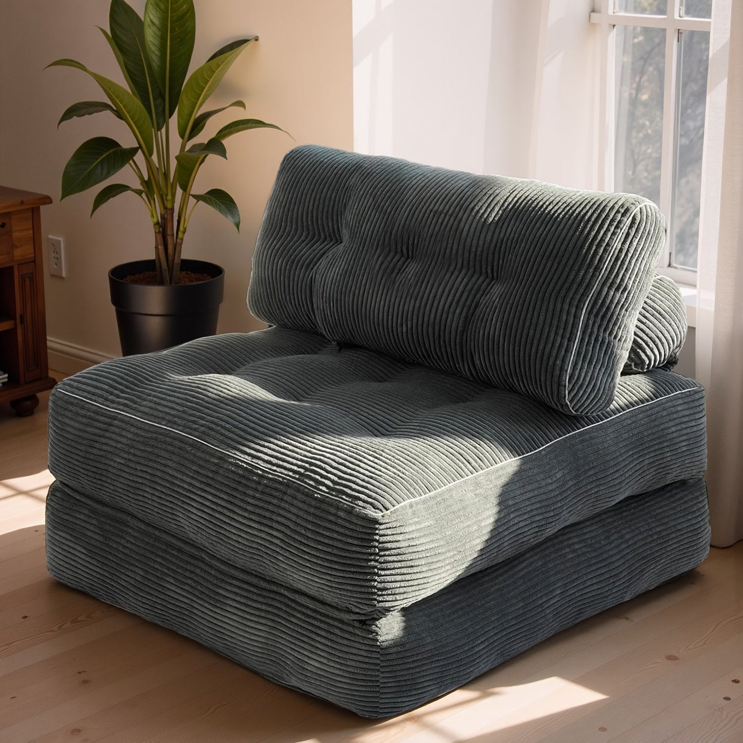 Sofa Bed shown in the Grey option