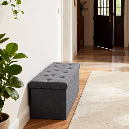 Ottoman shown in the Gray, 15"D x 43"W x 15"H*(PE) option