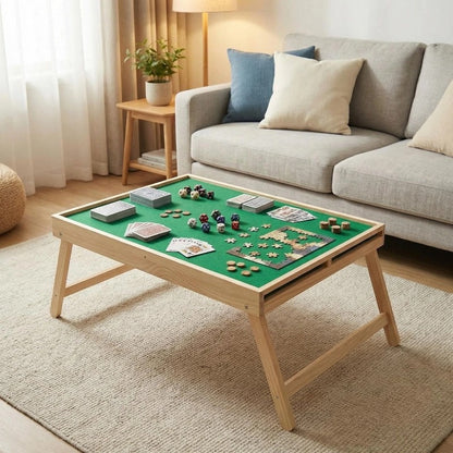 Folding Game Table shown in the Green, Entry Model option