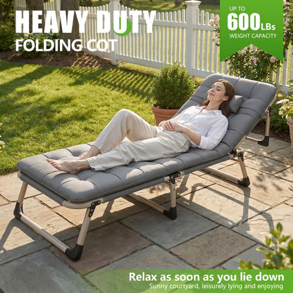 Folding Lounge Chair for Comfortable Everyday Seating in Home Office detail image - detail view 9