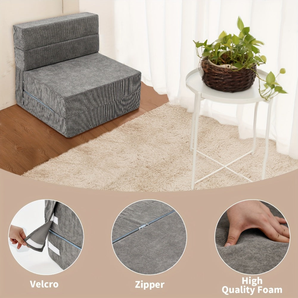 Folding Mattress with Memory Foam for Bedroom Comfort and Support detail image - detail view 5