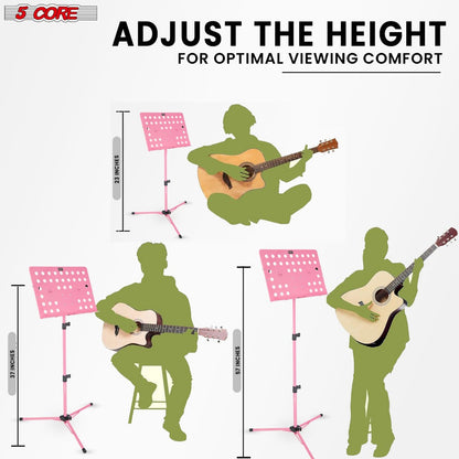 Folding Music Stand, Rechargeable, Foldable, Core for Holding Sheet Music For Lessons detail image