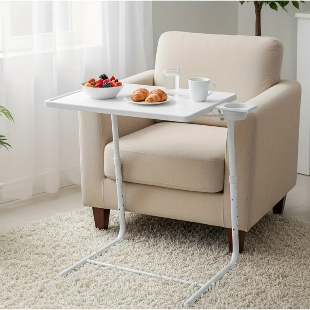Folding Tray Table with Adjustable Height for Work, Display, and Everyday Use detail image - detail view 11