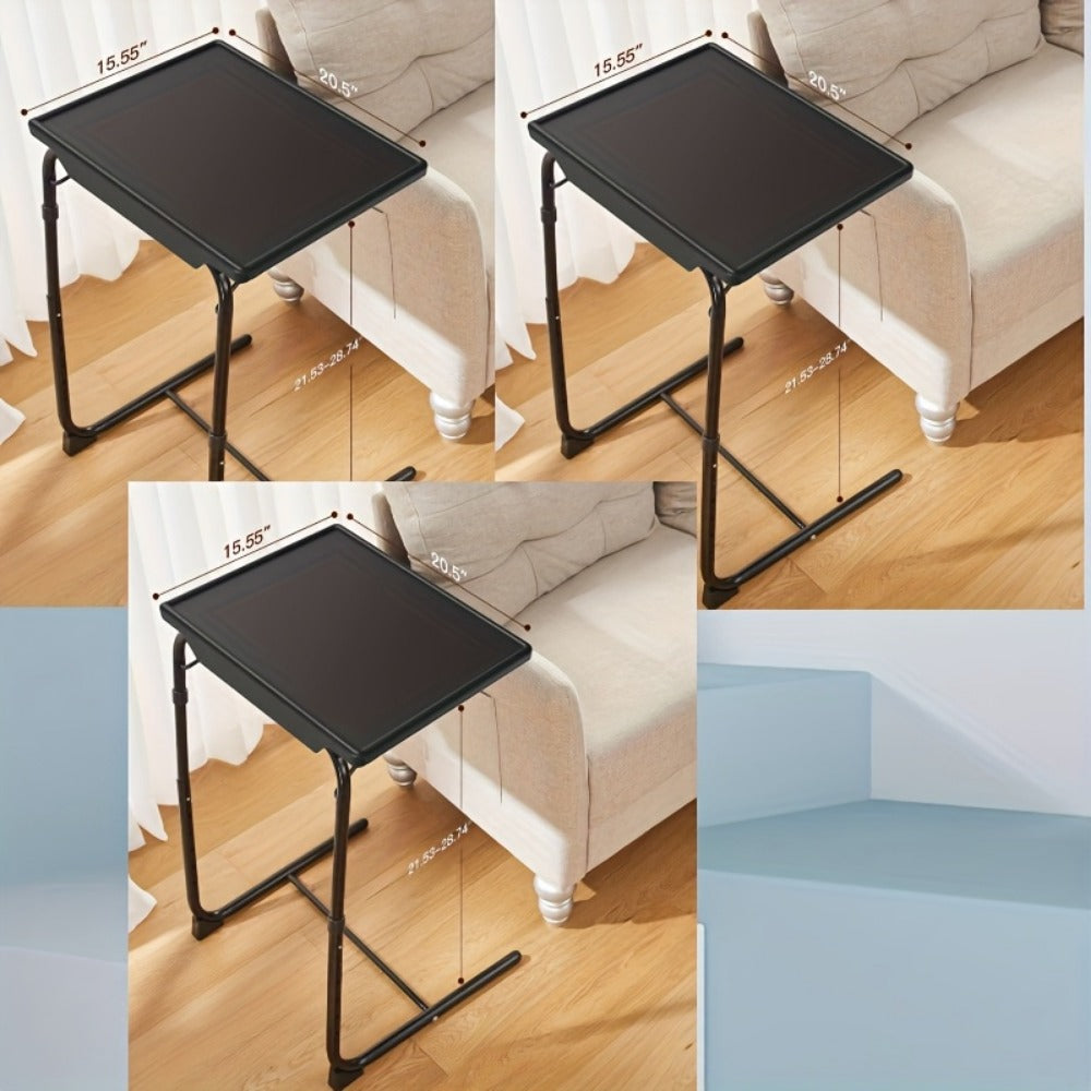 Folding Tray Table with Adjustable Height for Work, Display, and Everyday Use detail image - detail view 5
