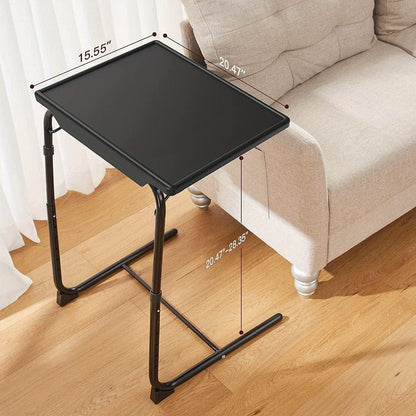 Folding Tray Table with Adjustable Height for Work, Display, and Everyday Use detail image - detail view 6