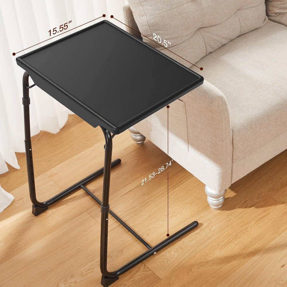 Folding Tray Table with Adjustable Height for Work, Display, and Everyday Use detail image - detail view 7