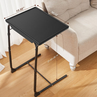 Folding Tray Table with Adjustable Height for Work, Display, and Everyday Use detail image - detail view 7