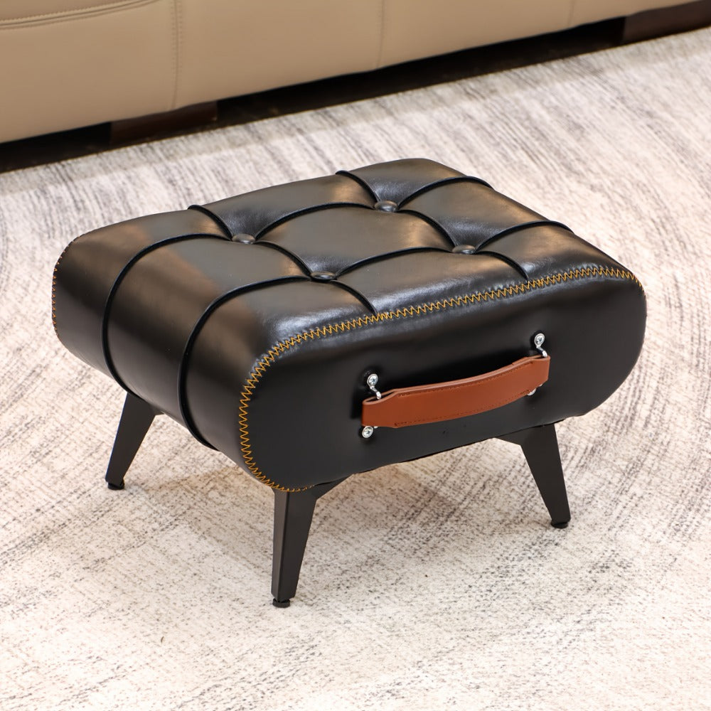 Footstool with Footrest for Practical Everyday Home Use in Living Room detail image - detail view 6