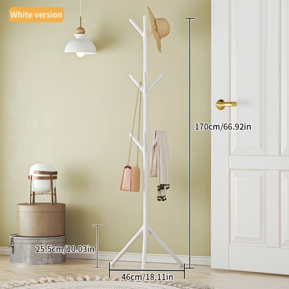 Freestanding Clothes Rack with Rolling Wheels for Organized Everyday Storage detail image - detail view 5