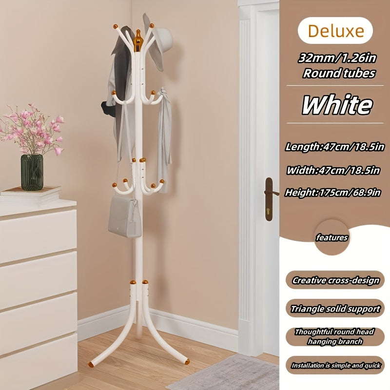 Coat Rack shown in the White option